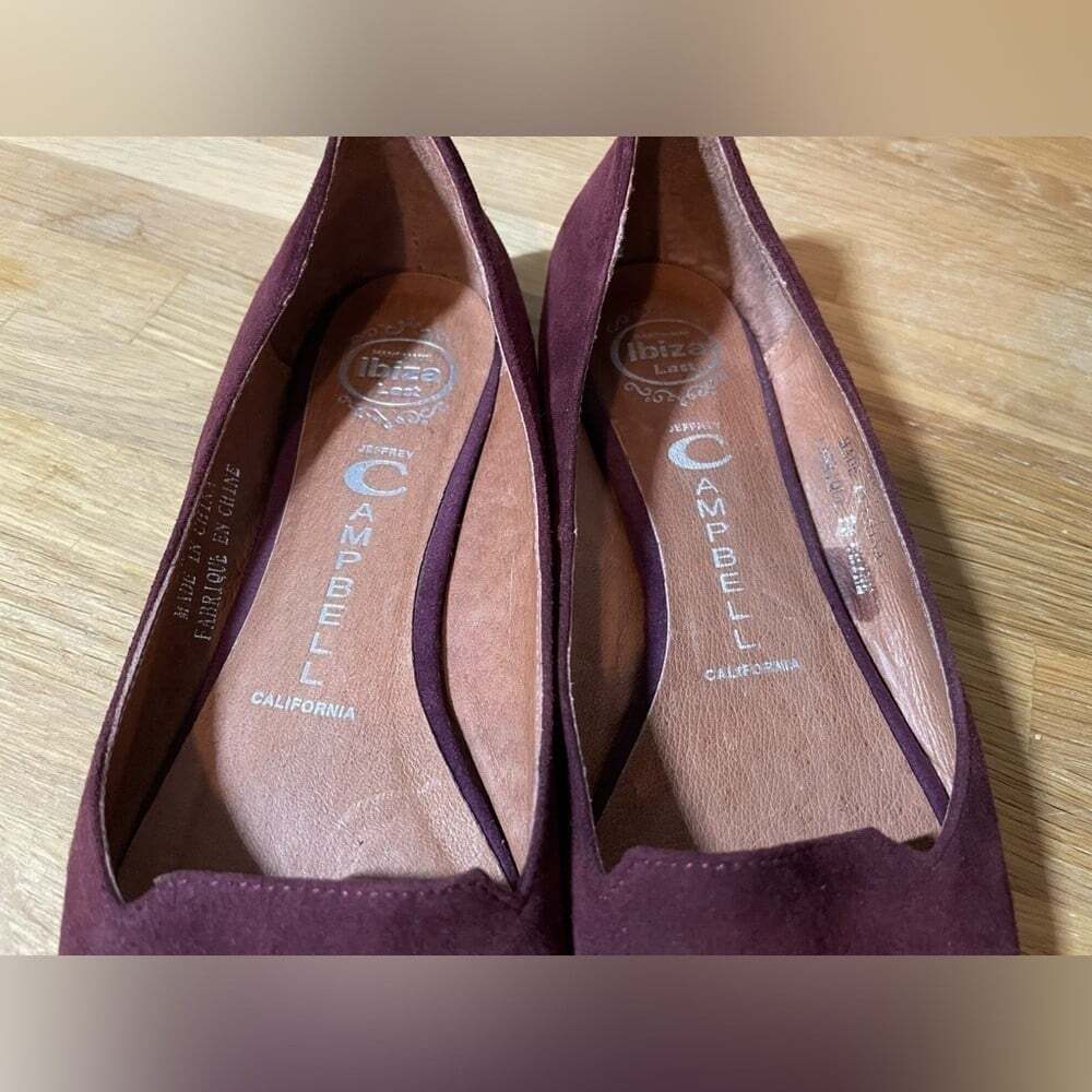 Jeffrey Campbell Deep Burgundy Flats - Picture 6 of 7